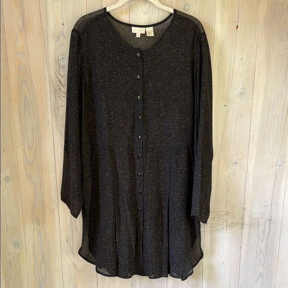 J. Jill Sheer dress tunic size S - Picture 1 of 8